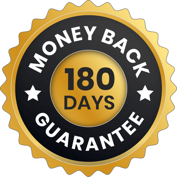 Fast Lean Pro 180-Day Money Back Guarantee seal