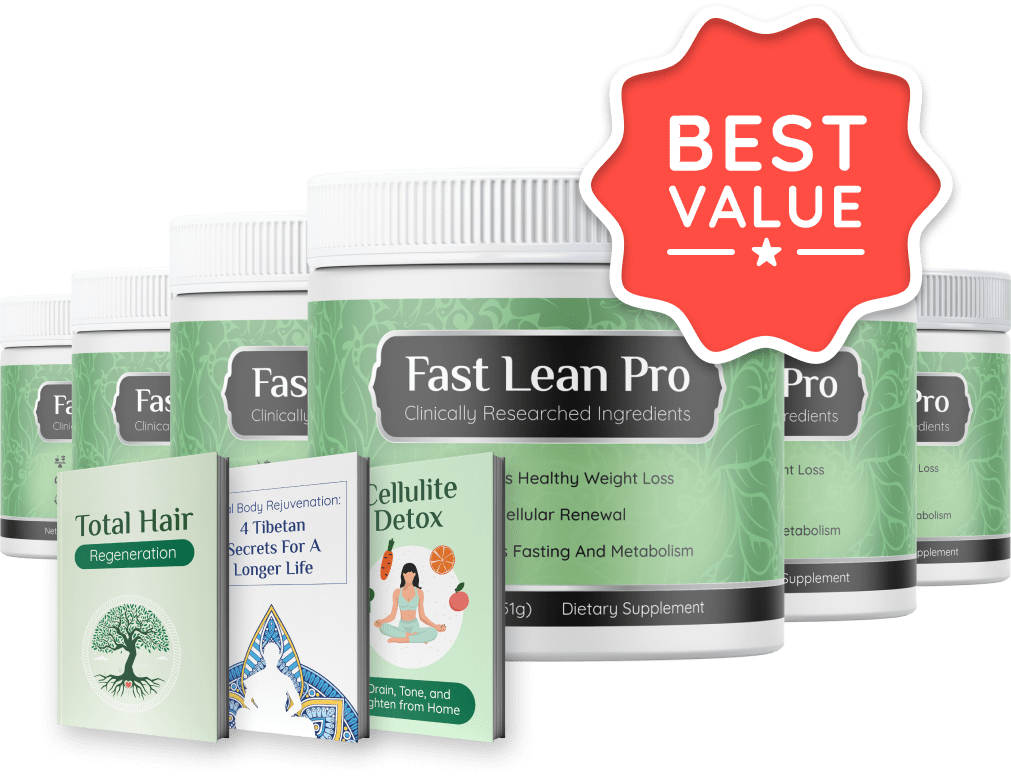 Fast Lean Pro 6 bottles 180-day supply