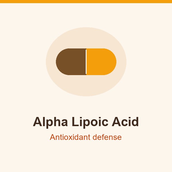 Alpha Lipoic Acid for Artivorin antioxidant defense
