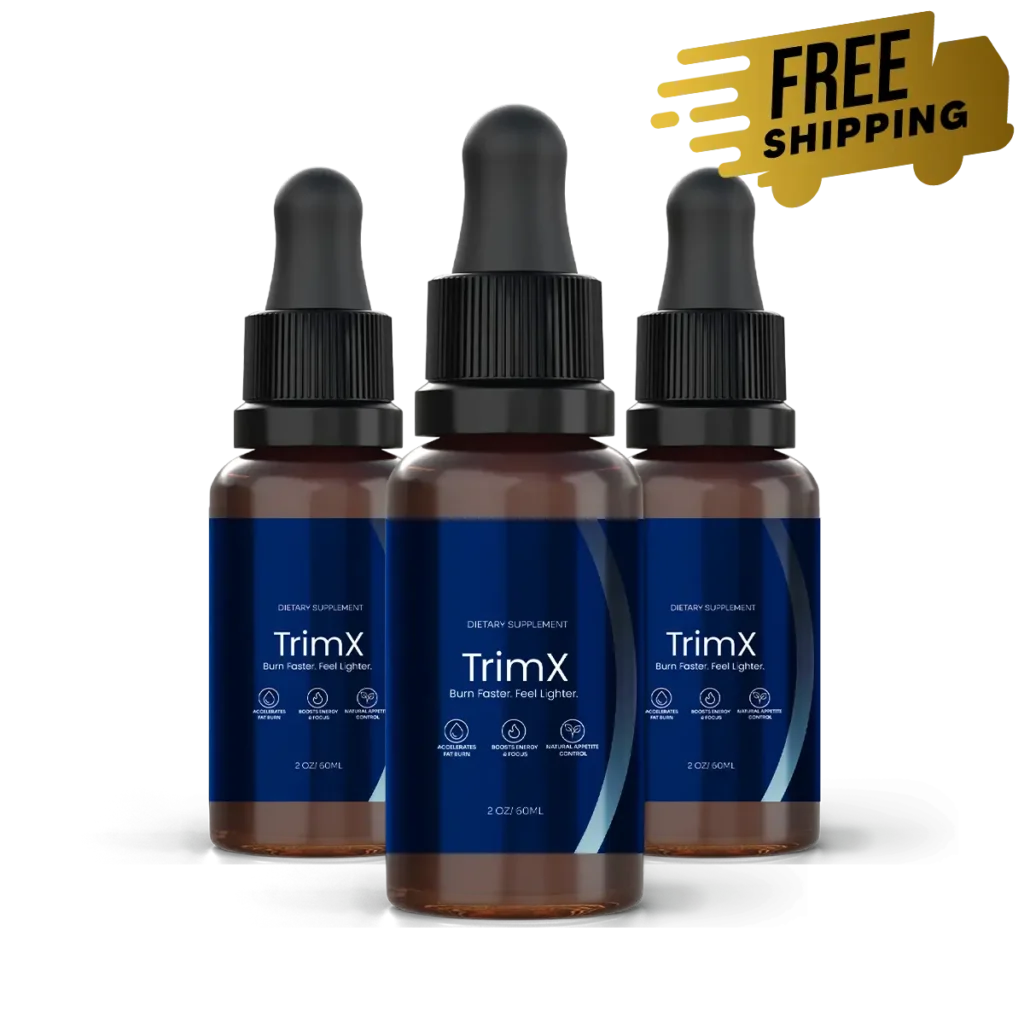 TrimX Drops 3 Bottle Package — 90 Day Supply Natural Weight Loss Supplement Free Shipping