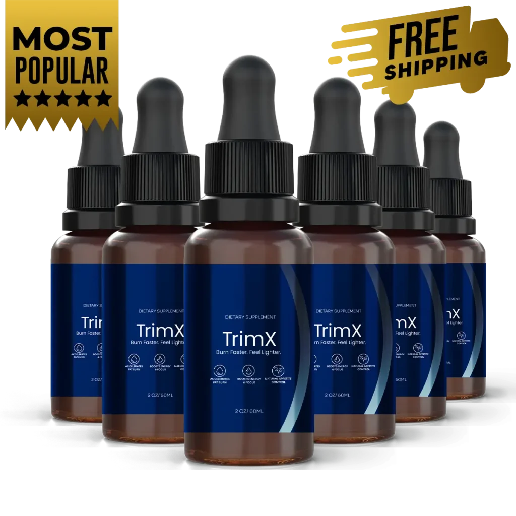 TrimX Drops 6 Bottle Best Value Package — 180 Day Supply Natural Weight Loss Supplement Free Shipping Most Popular