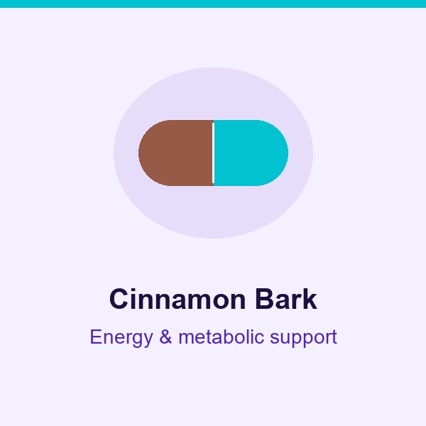 Cinnamon Bark in Neuro Serge for steady energy
