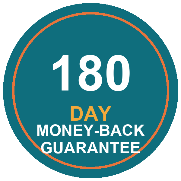 ProstaPeak 180-day money-back guarantee seal