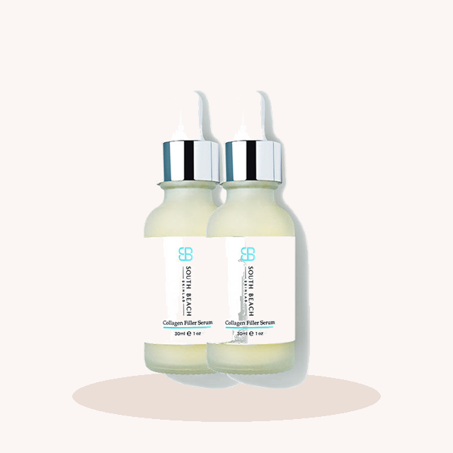 South Beach Collagen Filler Serum 2 bottle bundle