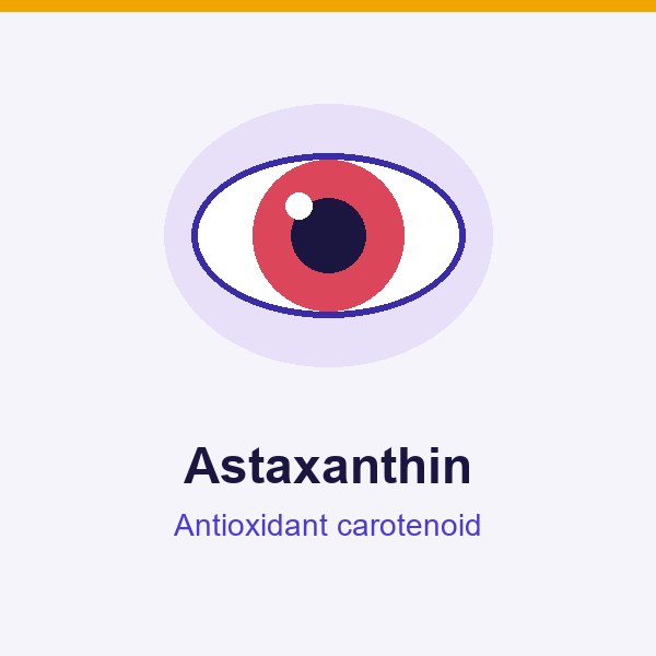 Astaxanthin for Visivra antioxidant eye defense